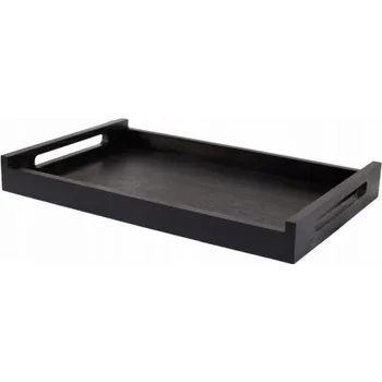 STRATOS Černý číšnický podnos