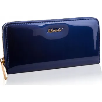 Peněženka Betlewski dámská peněženka z pravé kůže – modrá