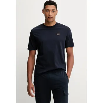 Pánské tričko Bavlněné tričko Napapijri S-Badge NP0A89491761 námořnická modř 59X, vel. XL