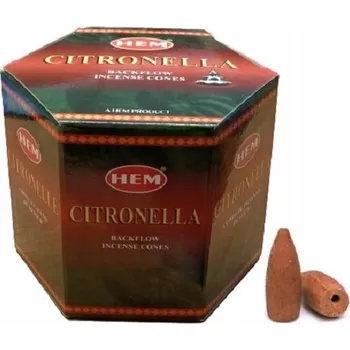 Čajovna Vonné kužely HEM back flow CITRONELLA