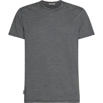 Pánské tričko Pánské merino tričko s krátkým rukávem ICEBREAKER Mens 150 Tech Lite III SS Tee, Midnight Navy/Snow/S velikost: M
