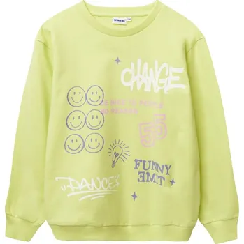 Chlapecká mikina Dívčí mikina - Winkiki WTG 22113, žlutá Barva: Žlutá, Velikost: 152