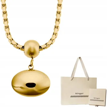 Náhrdelník Dámský náhrdelník kulička ELIPSA ovál ankr nastavitelný leštěná OCEL 316