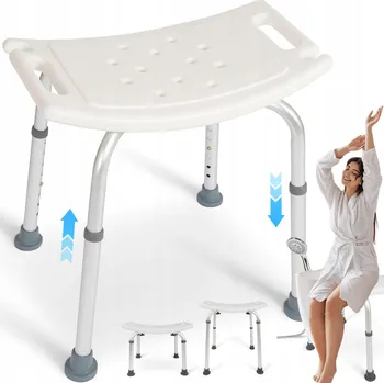 Koupelnové sedátko SPRCHOVÁ STOLIČKA KŘESLO DO SPRCHY STOLIČKA DO VANY NOSNOST 200 KG