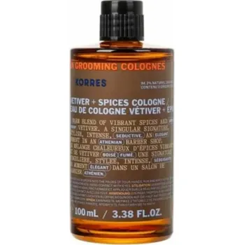 Pánský parfém KORRES Athenian Grooming Vetiver & Kolínská voda Spices 100ml