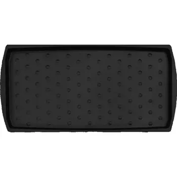 Rohožka Flomat Černý plastový odkapávač na boty FLOMA Soho - 38 x 75 x 3 cm