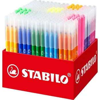 Stabilo Vláknový fix STABILO Trio A-Z - 240 ks box - 20 různých barev 455753