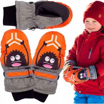 Rukavice Dětské lyžařské rukavice zimní 14 cm, věk 3-6 let