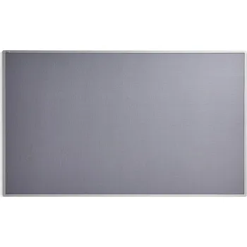 Nástěnka VIRGINIA, 2000x1200 mm, šedá, hliníkový rám