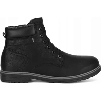 Dámská obuv Lanetti kotníkové boty muž černé MBS-6997-05