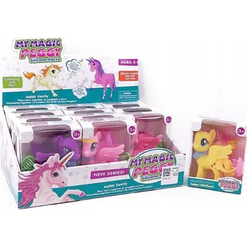 KONÍK KŮŇ 9 CM PONÍK S PŘÍSLUŠENSTVÍM FIGURKA + SAMOLEPKY NA ZDOBENÍ