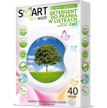 Prací gel Prací a avivážní ubrousky Smart Eco Wash 2v1 Eko pro alergiky, 40 praní