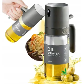 Stolování ROZPRAŠOVAČ NA OLEJ DO KUCHYNĚ DÁVKOVAČ SKLENĚNÝ VE SPREJI NOVÝ MECHANISMUS