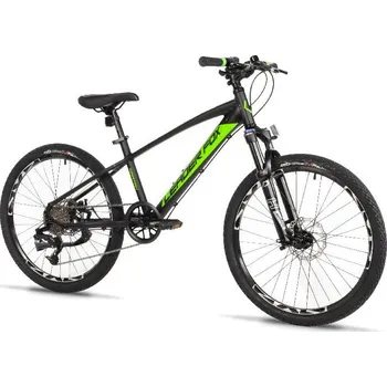 Dětské kolo Kolo LEADER FOX CAPITAN 24 BOY 24" ČERNÁ ZELENÁ 2025 rám 14"
