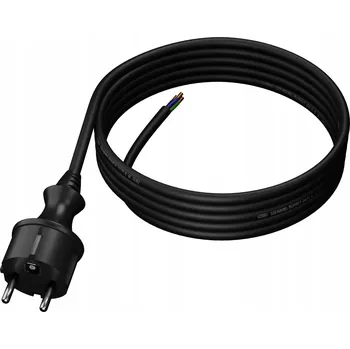 elektrický kabel Kabel s vidlicí PP-40H se zemněním 4m H05RR-F 3x1,5 IP44