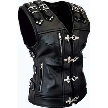 Moto vesta DÁMSKÁ MOTOCYKLOVÁ VESTA KOŽENÁ RYPARD KM021