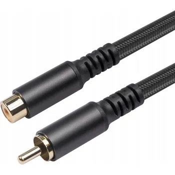 Audio kabel Prodlužovací audio kabel RCA samec na samici, stereo audio kabel RCA, 3 m