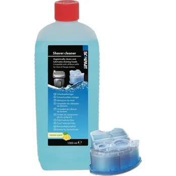 Příslušenství k holicímu strojku Čisticí roztok pro holicí strojky Braun 1 Litr Citron + Náplň