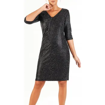 Dámské šaty Carla Moreno šaty pletená midi sukně, velikost 50