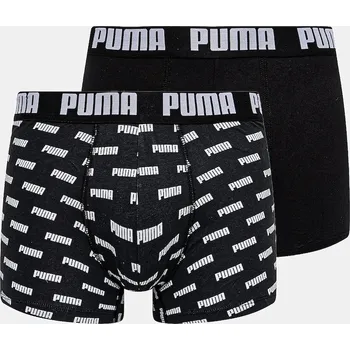 Boxerky Boxerky Puma Everyday AOP 2-pack 938324 černá 99X, vel. L