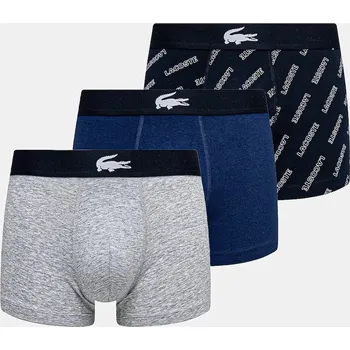 Boxerky Boxerky Lacoste 3-pack 5H1288 námořnická modř 59X, vel. S