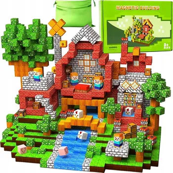 ostatní stavebnice Dárková sada magnetických kostek 100 ks, Montessori hračky