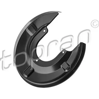 Brzdový systém Ochranný plech proti rozstřikování, brzdový kotouč TOPRAN 116 826
