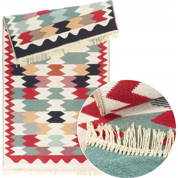 Koberec Koberec Kilim Tkaný Premium vzor 60x120 cm Geometrie