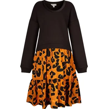 Dívčí šaty happy girls by Eisend Schwarz/ Orange 530401 176