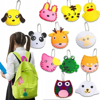 kreativní sada SADA NA VÝROBU PŘÍVĚSKŮ PŘÍVĚSEK NA KLÍČE DIY OZDOBY PRO DĚTI