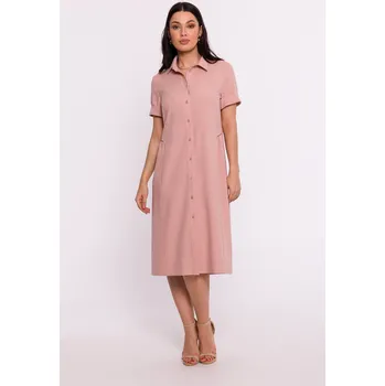 Dámské šaty Ležérní midi košilové šaty BeWear velikost XXL