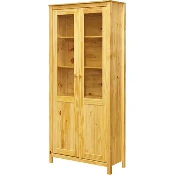 Knihovna IDEA nábytek Torino vitrína 2 dveře borovice