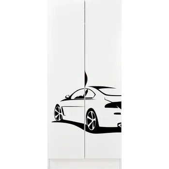 Šatní skříň Skříň Leomark Roma 70 x 161,5 x 42,5 cm bílá