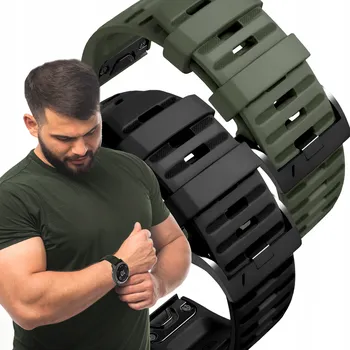 Řemínek na hodinky Sada: 2x ŘEMÍNEK NÁRAMEK QUICKFIT PRO GARMIN FENIX 3 3HR 5X 6X 7X 8 51mm