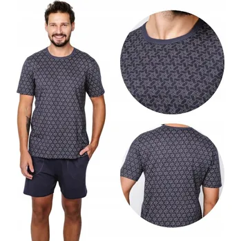 Pánské pyžamo Italian Fashion pánské pyžamo Ricardo s krátkým rukávem, velikost XL