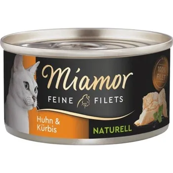 Krmivo pro kočku Miamor Feine Filets Naturelle Kuřecí s Dýní v omáčce 80g 24 ks
