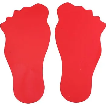 Značení hranice hřiště Merco Feet značka na podlahu červená
