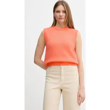 Dámská vesta Vesta s přídavkem vlny American Vintage VITO18L oranžová 32X, vel. M