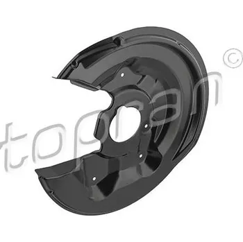 Brzdový systém Ochranný plech proti rozstřikování, brzdový kotouč TOPRAN 117 961