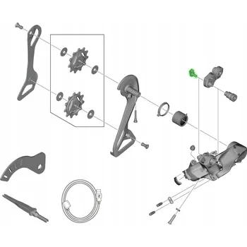 přehazovačka Shimano vodítko lanka přehazovačky Di2 RD-R9250 RD-R8150 RD-R7150 RD-RX