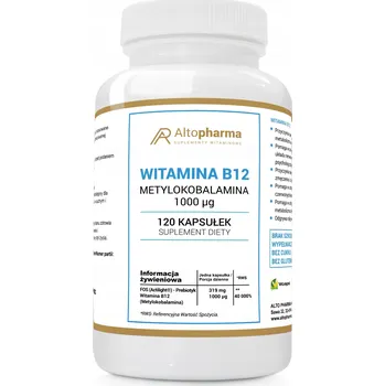 Altopharma Vitamin B12 Methylkobalamin 1000 mcg 120 kapslí