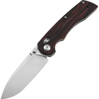 kapesní nůž Tenable Kryo Stonewashed 14C28N Red & Black G-mascus T1001V11