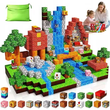 ostatní stavebnice STAVEBNICE KOSTKY 3D STAVEBNICE ČTVERCOVÉ - Sada XL 100 dílků