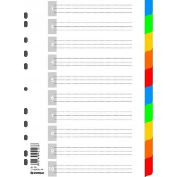 Plastové rozdělovače Donau A4 11 ks