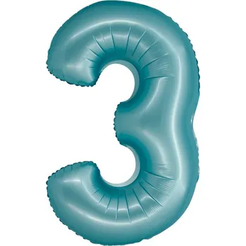 Balónek Modrý balónek číslice 1 ks