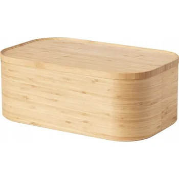 chlebník Chlebník s prkénkem IKEA hnědý bambus