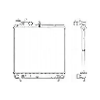 Chladič motoru NRF 53257 Chladič motoru, chlazení motoru