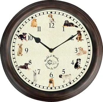 Hodiny Nástěnné hodiny Esschert Design bílé 30 cm