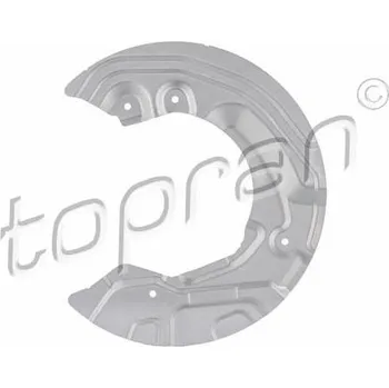 Brzdový kotouč Ochranný plech proti rozstřikování, brzdový kotouč TOPRAN 503 000