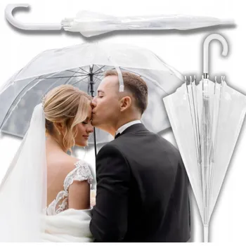 Deštník Smati automatický průhledný deštník